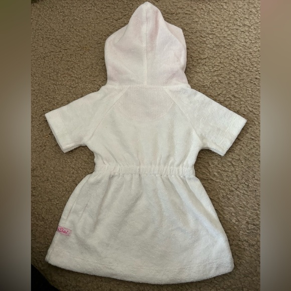 Ruffle Butts Terry cover-up with hood - Picture 3 of 4